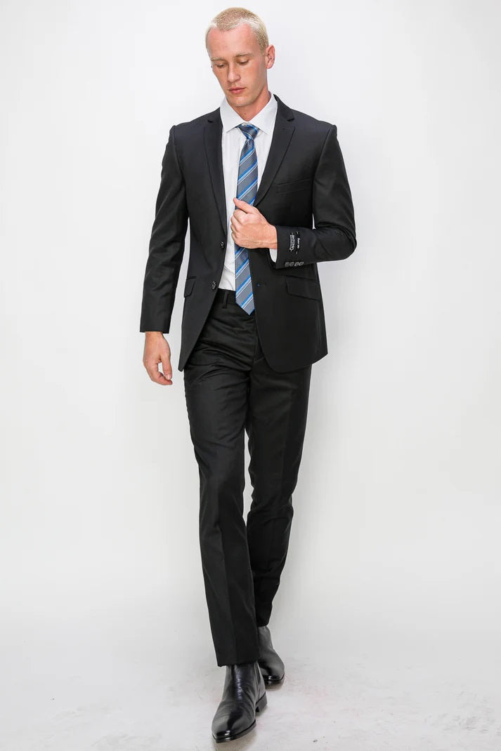 8745-BLACK-2PC-SLIM-SIZE 34S-44S & 34R-56R & 38L-56L
