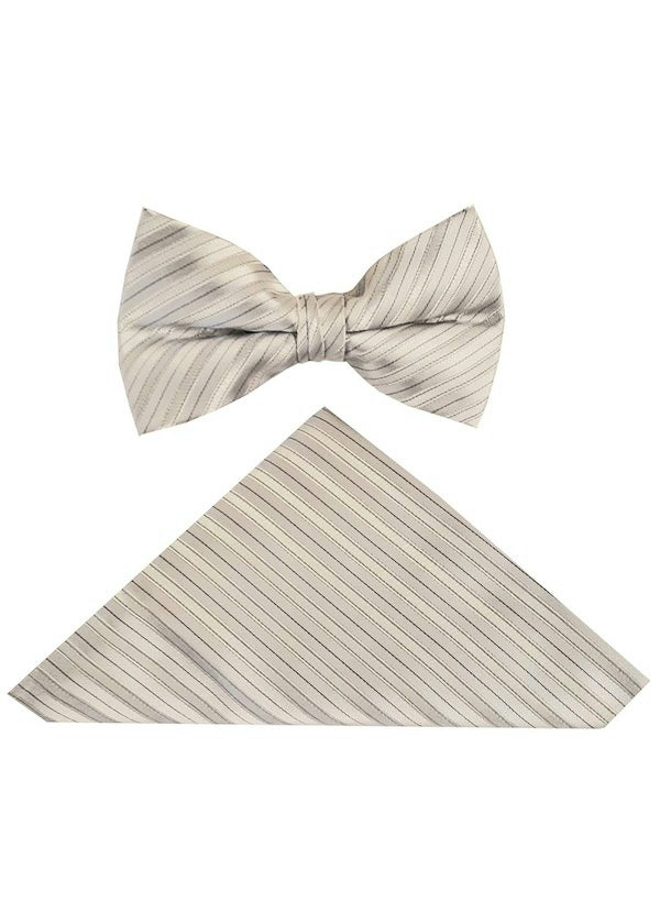 BOY-STRIPED-MIX-COLOR-BOWTIE-SIZE M&L-PACK 18 PC IN 1 PC EACH COLOR AND SIZE