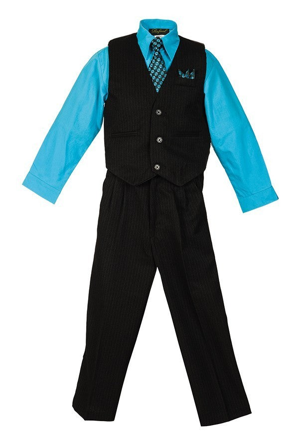 V-1688-STRIPED-10 COLORS-SIZE 16-20