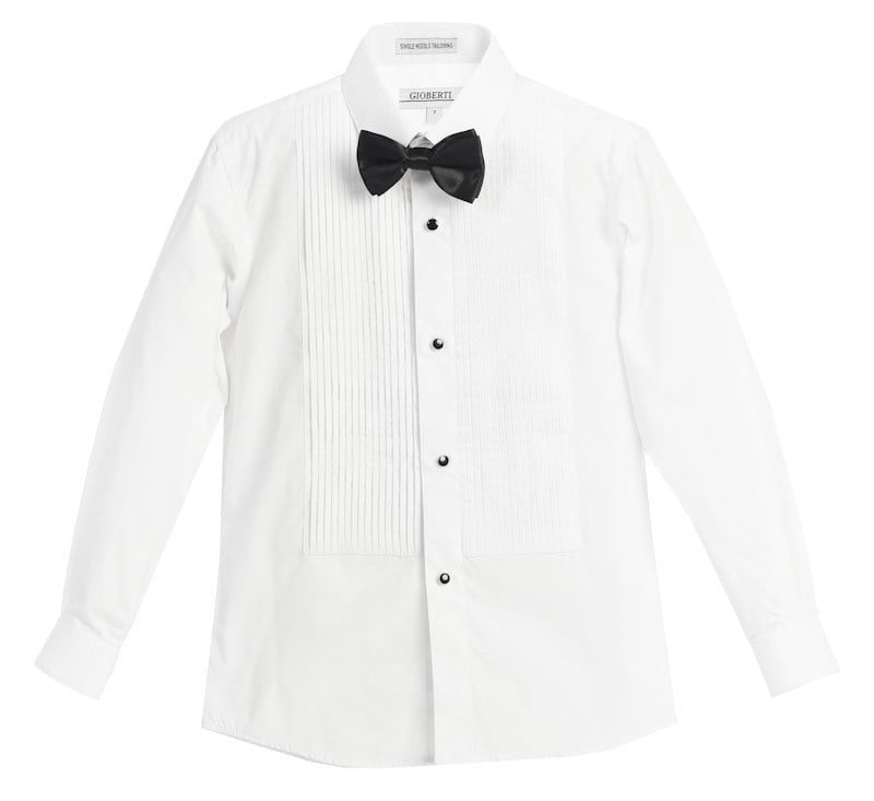 DS-85T-TUX-WHITE-Regular Collar-SIZE 2-4