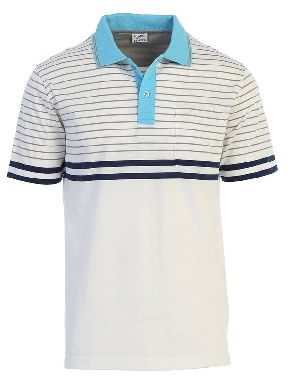 PS-9327 Men's Double Striped Shirt