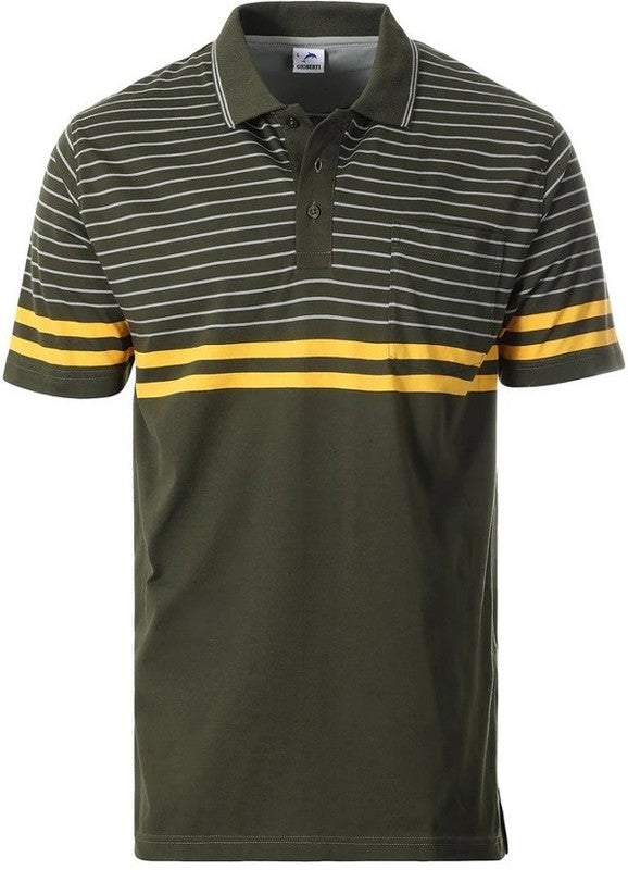 PS-9327 Men's Double Striped Shirt