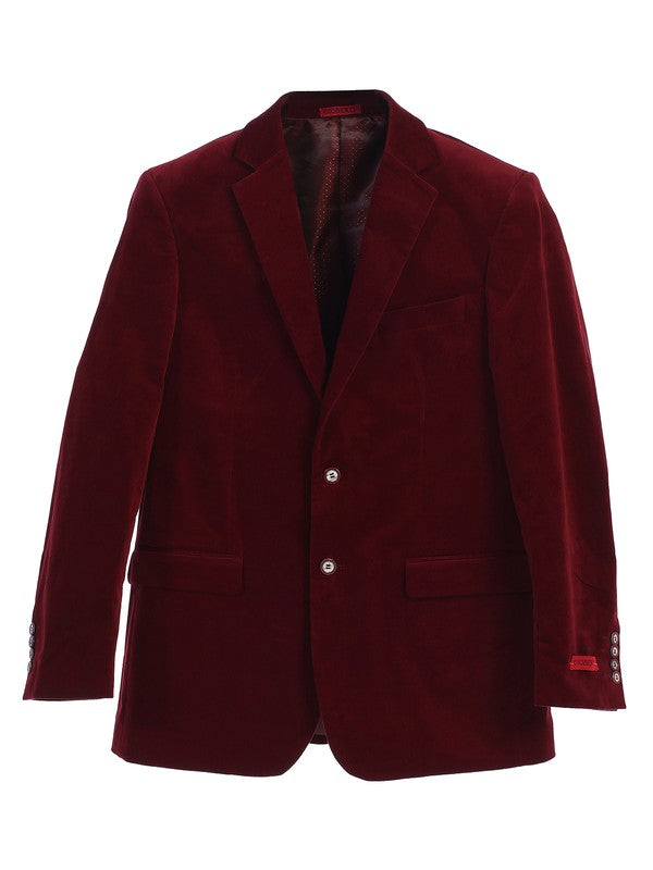BLZ-97-Men's Velvet Blazer