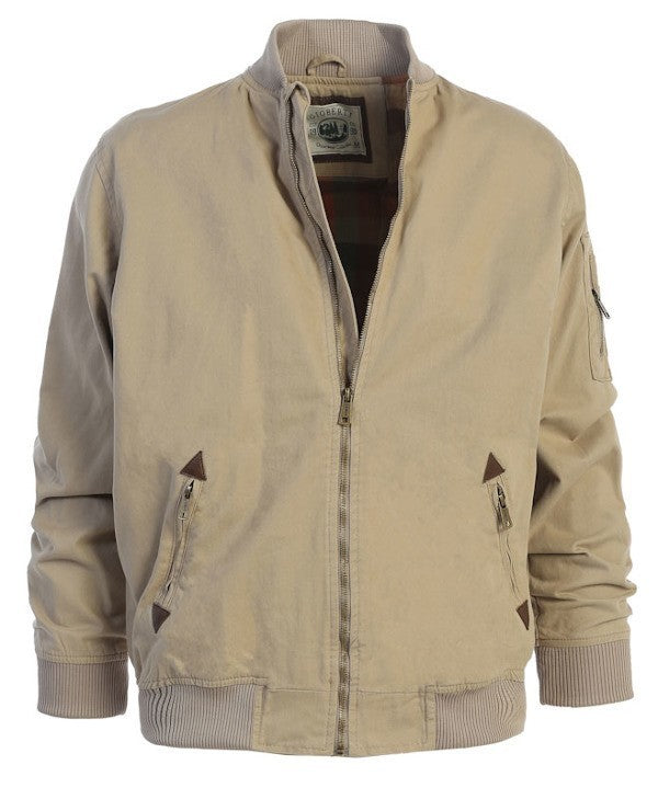 CJ-93-Men's Twill Bomber Jacket