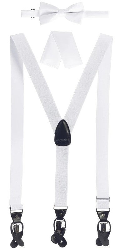 SUSM3-Men's Convertible Suspenders Set