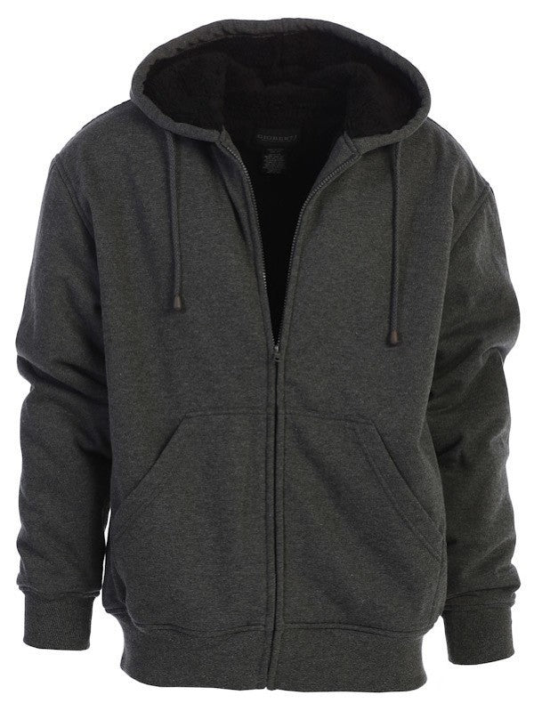 FH-96-Men's Sherpa Lined Fleece Jacket