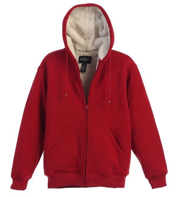 FH-96-Men's Sherpa Lined Fleece Jacket