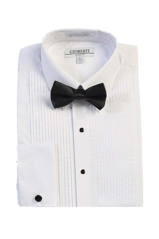 DS-95T-Men's Formal Tuxedo Shirt Set