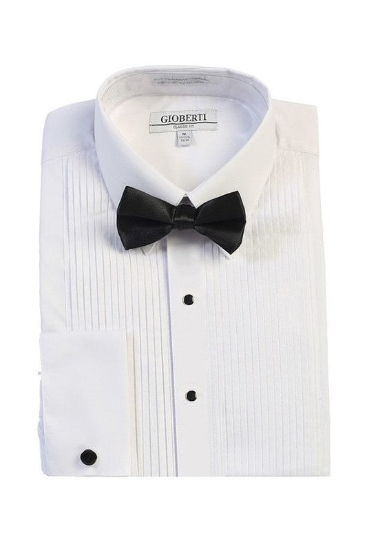 DS-95T-Men's Formal Tuxedo Shirt Set