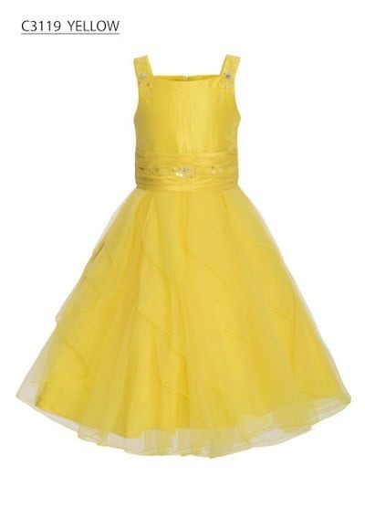 C3119-GIRL-DRESS-11 COLORS-SIZE 2-14