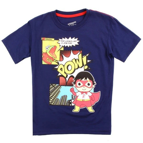 RYAN'S WORLD Boys 4-7 T-Shirt Pack of 6