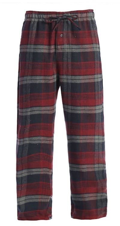 PJ-92-Men's Yarn Dye Flannel Pajama Pants