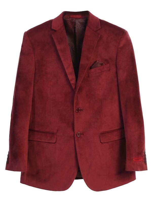 BLZ-98-Men's Velvet Blazer