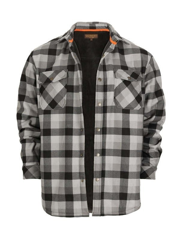FJ-91-Men's Checkered Flannel Jacket