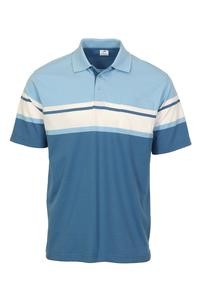 PS-944 Men's Striped Polo Shirt
