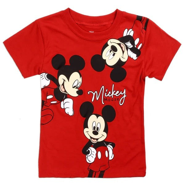 MICKEY MOUSE Boys Toddler T-Shirt Pack of 6