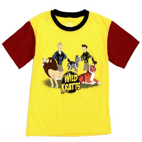 WILD KRATTS Boys 4-7 T-Shirt Pack of 6