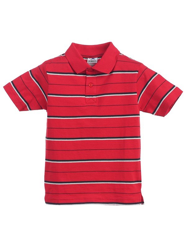 PS-237-STRIPED-POLO-5 COLORS-SIZE 2-4