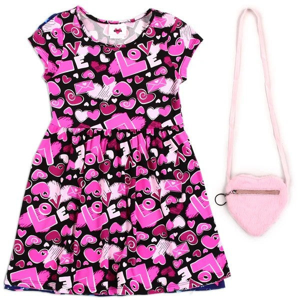 RMLA Girls 7-14 Yummy Dress w/ Purse Pack of 6