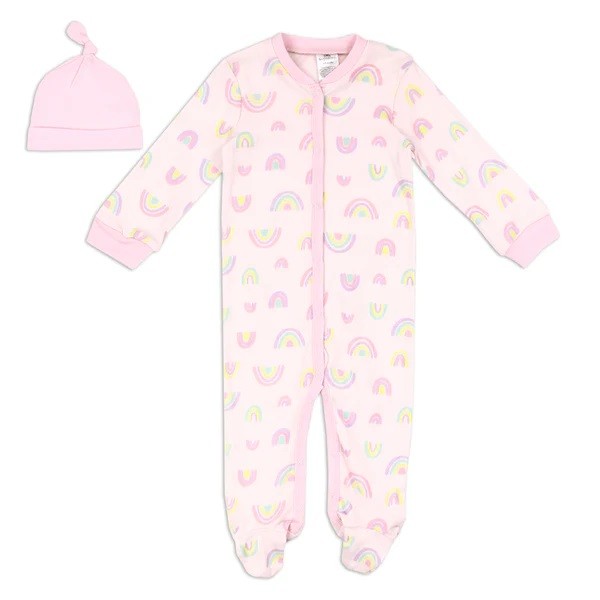 Girls Newborn 2-Piece Sleeper Set Pack of 6
