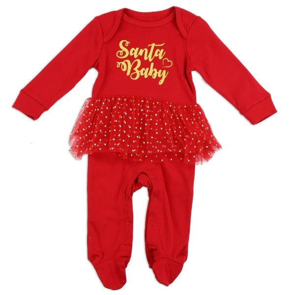 BABY Girls Newborn Holiday Sleeper Pack of 6
