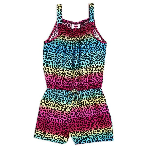 RMLA Girls 4-6X Printed Romper Pack of 6