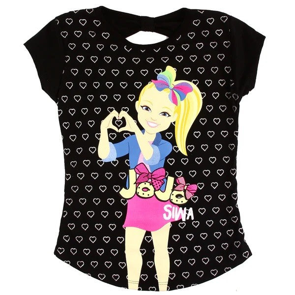 JOJO SIWA Girls 4-6X T-Shirt Pack of 6