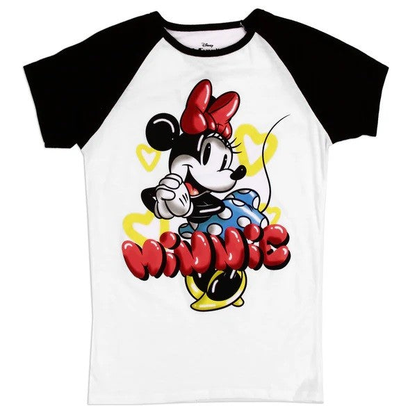 MINNIE MOUSE Girls 4-16 T-Shirt Pack of 12