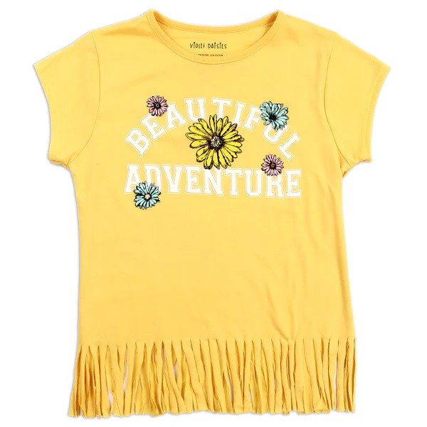 Girls 7-16 Fringe Top Pack of 6