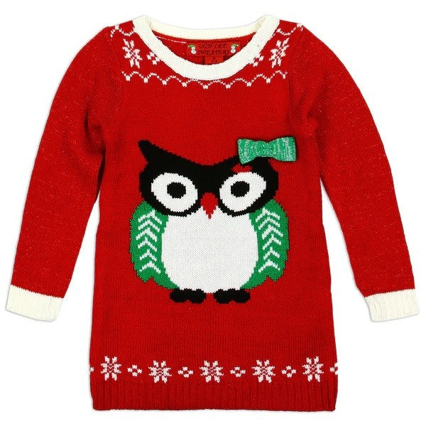 Girls 7-16 Christmas Ugh-Lee Sweater Pack of 6