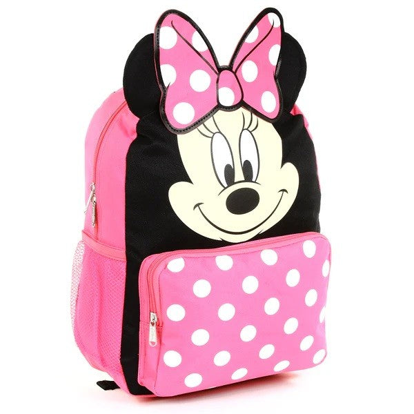MINNIE MOUSE Mini 14 Backpack 3D Ears Pack of 3