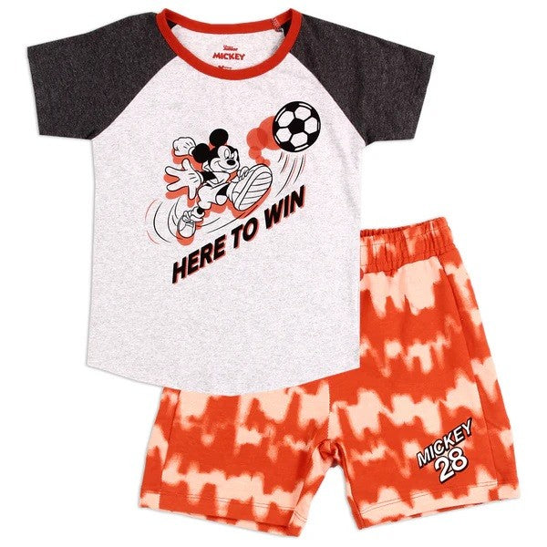 MICKEY MOUSE Boys 4-7 2-Piece Short Set Pack of 6