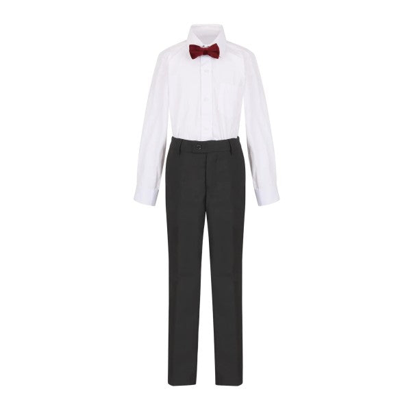 TX-BG302S-02 BURGUNDY VELVET 4 PCS SIZE 8-18