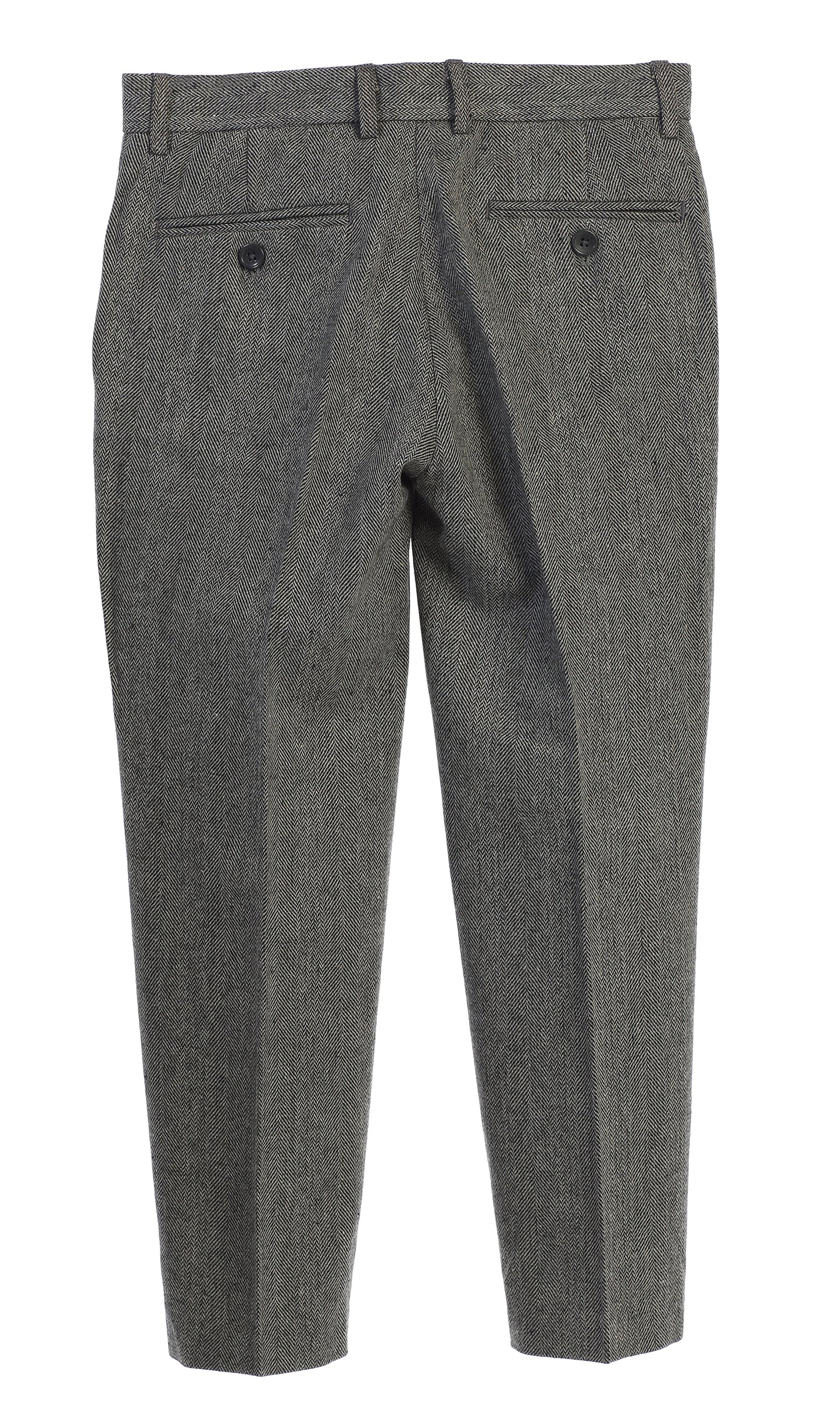 Boys 2 Piece Tweed Plaid Vest and Pants Set