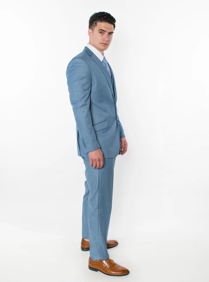 8745-LIGHT BLUE-SLIM FIT-3PC-SIZE 34S-46S & 34R-56R & 38L-56L