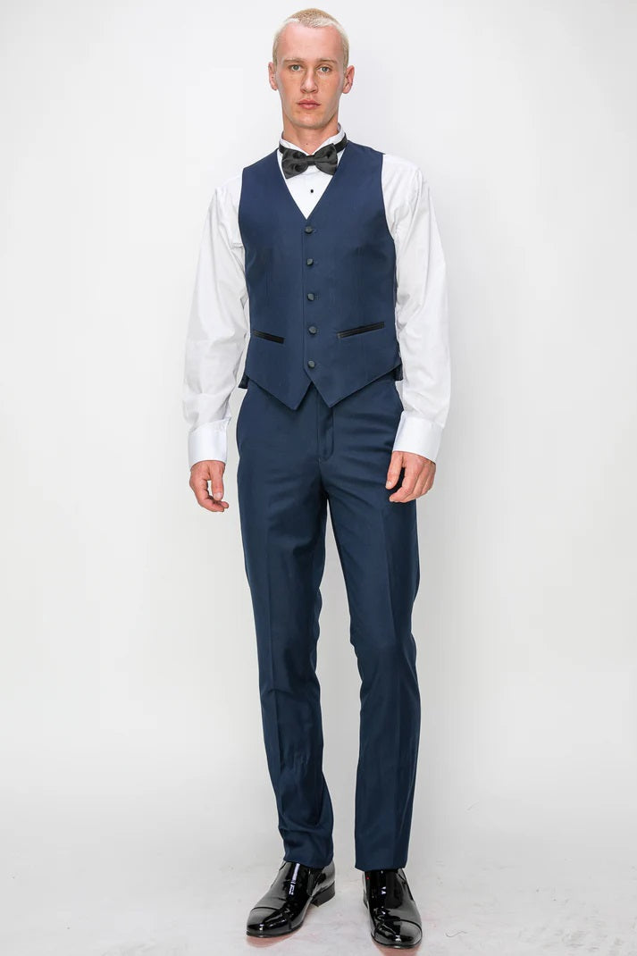 8745-NAVY-TUXEDO-SLIM-3PC-SIZE 34S-46S & 34R-56R & 38L-56L
