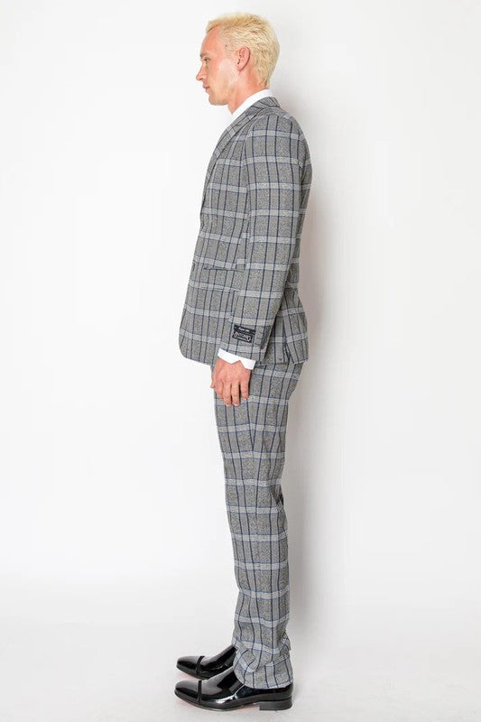 3107-D GRAY-CKEC-3PC-SLIM SIZE 34S-46S & 34R-56R & 38L-56L