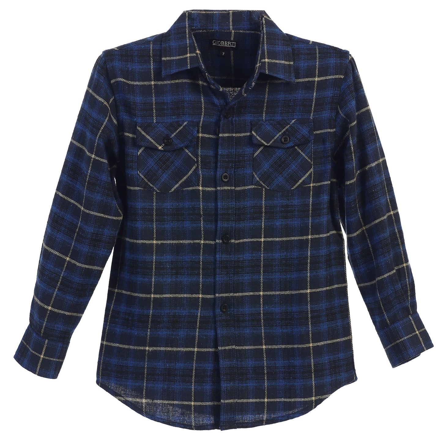 LS-82F Boy's Long Sleeve Flannel Shirt