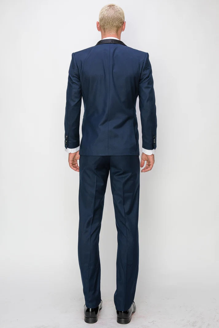 8745-NAVY-TUXEDO-SLIM-3PC-SIZE 34S-46S & 34R-56R & 38L-56L