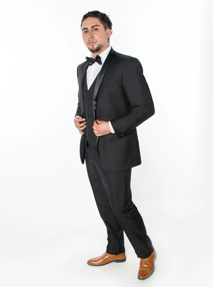 8745-BLACK-TUXEDO-SLIM-3PC-SIZE-34S-46S & 34R -56R & 38L-56L