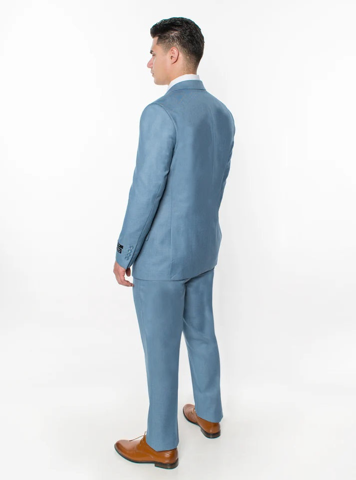 8745-LIGHT BLUE-SLIM FIT-3PC-SIZE 34S-46S & 34R-56R & 38L-56L
