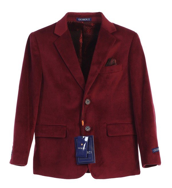 BLZ-98-VELVET - 4 COLORS - SIZE SHORT 36S-42S - SIZE REGULAR 36R-44R - DESIGNED BUTTON