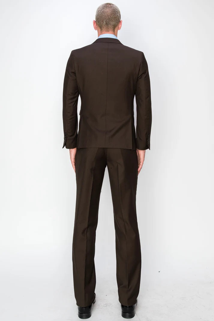 8745-BROWN-SLIM FIT-3PC-SIZE 34S-46S & 34R-56R & 38L-56L
