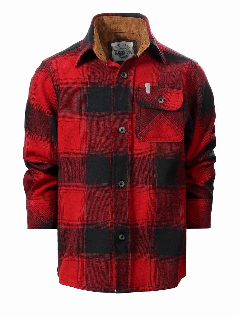 LS-84FC PLAID WOVEN - 6 COLORS ( GROUP 1 ) - SIZE 4-18
