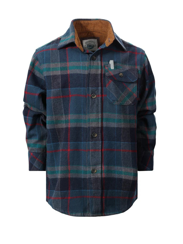 LS-84FC PLAID WOVEN - 6 COLORS ( GROUP 1 ) - SIZE 4-18