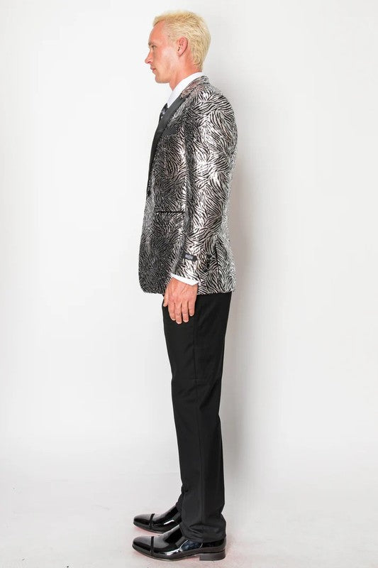 5880-BLAZER-TUX-SILVER-ZEBRE-SIZE 34-56