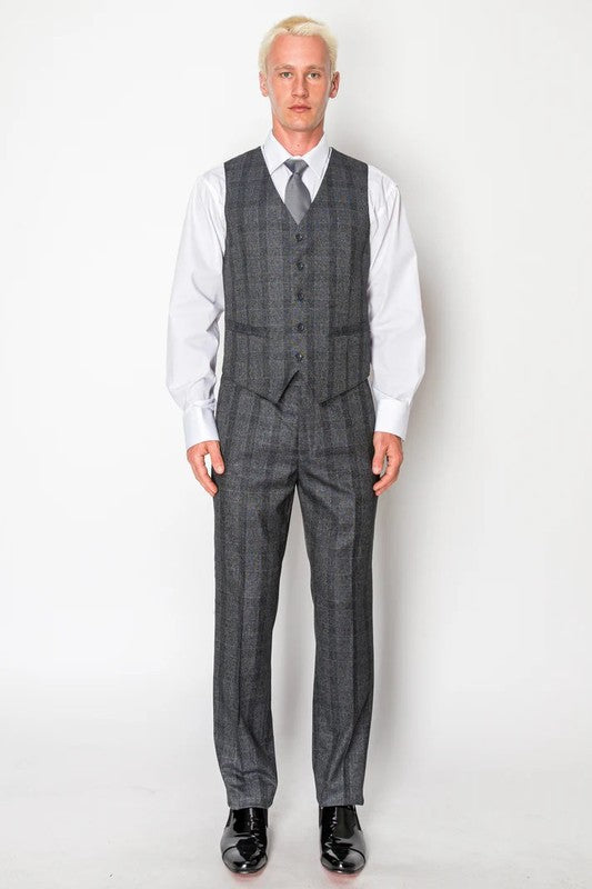 6155-CHAR-CHECKER-3PC-SLIM SIZE 34S-46S & 34R-56R & 38L-56L