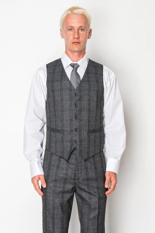 6155-CHAR-CHECKER-3PC-SLIM SIZE 34S-46S & 34R-56R & 38L-56L