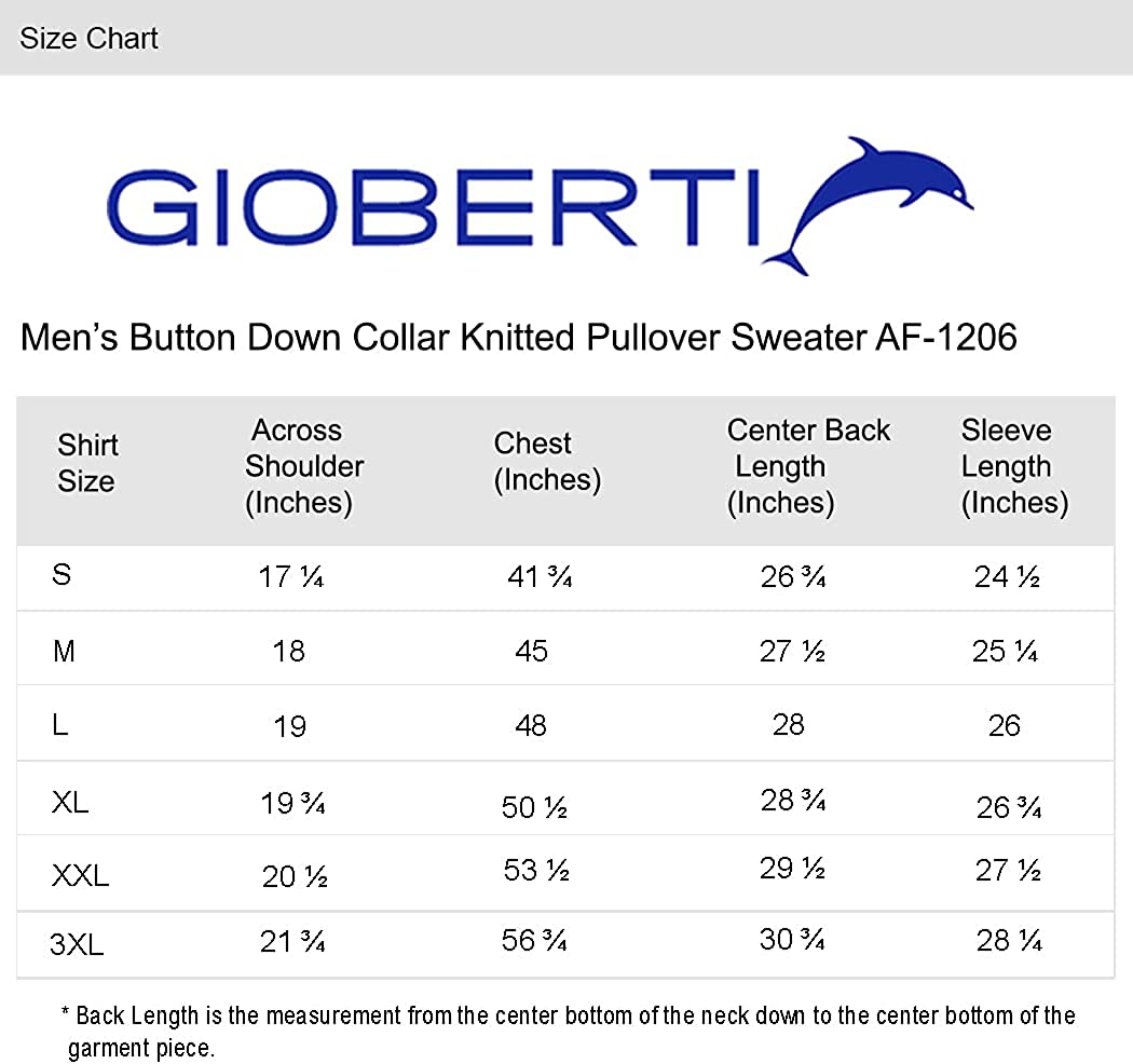 AF-1206 Men's Button Down Collar Pullover