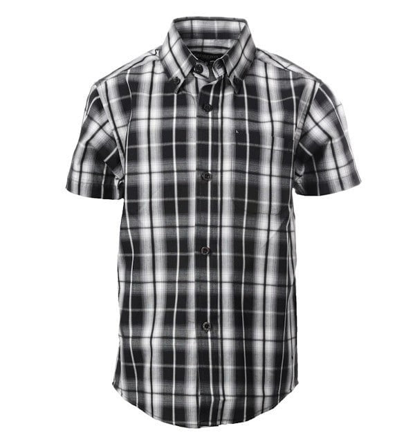 SS-82-Boys Casual Button Down SHORT SLEEVE - 6 COLORS ( GROUP 1 ) - SIZE 4-16
